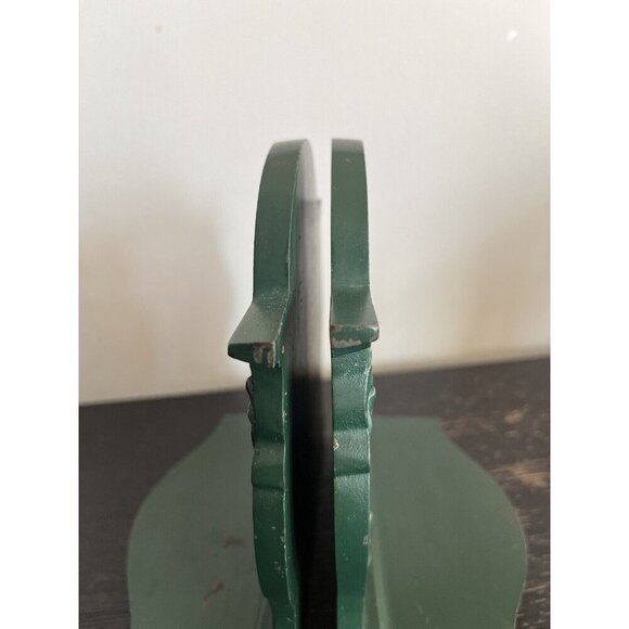 Antique Cast Iron Bradley & Hubbard Northwind Poems Bacon Johnsoniana Bookends - Picture 5 of 10